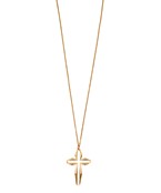  Cross Pendant Long Necklace