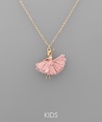  Enamel Kids Pendant Necklace
