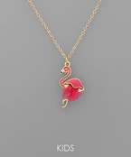  Enamel Kids Pendant Necklace
