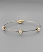 Pearl & Rope Bangle