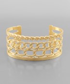 4 Row Textured Cuff 