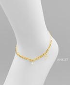 LOVE Chain Anklet