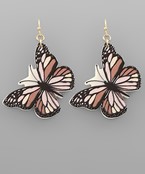  Printed Butterfly Earrings