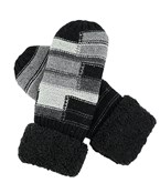  Color Block Sherpa Lined Mittens