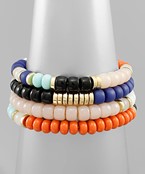  Multi Color Bead Bracelet