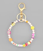  SWEET Multi Beads Key Ring Bracelet