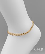  Multi Flat Cable Chain Anklet