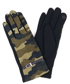  Camo Print Band Gloves