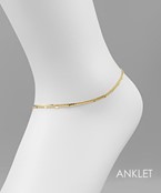  2 Row Layered Anklet