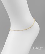  Rectangle Chain Anklet