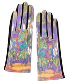  Flower Garden Print Smart Touch Gloves