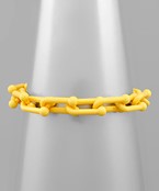  Acrylic Linked Chain Bracelet