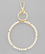  Pearl Wrapped Key Ring Bracelet
