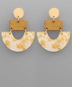  Gold Flake Earrings