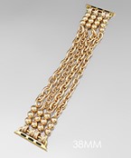  4 Row Chain Ball Watchband