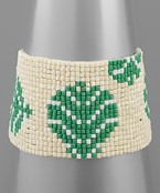  Leaf Seed Beads Bracelet