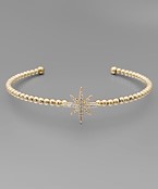  Starburst Ball Cuff Bracelet