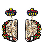  Bead Taco Earrings