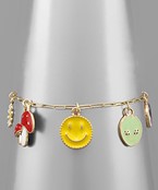  Epoxy Mushroom & YinYang Bracelet