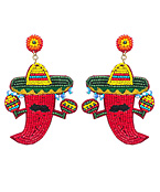  Sombrero Pepper Earrings