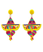  Fiesta Sombrero Earrings