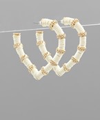  Wrapped Heart Hoops
