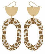  Printed Wood Earrings