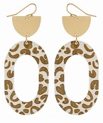 Printed Wood Earrings