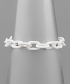  Silicone Coated Chain Bracelet