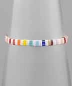  Tile Bead Color Bracelet