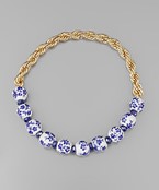  Ceramic Ball & Rope Chain Bracelet
