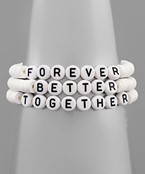  FOREVER BETTER... Bracelet