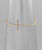  Crystal Cross Chain Bracelet