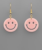  Smiley Face Dangle Earrings