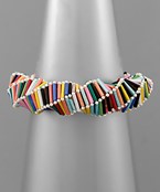  Twisted Cylinder Bead Bracelet