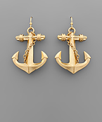  Anchor Earrings
