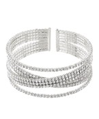  8 Line Crystal Bracelet