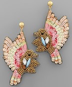  Sequin Bird Earrings