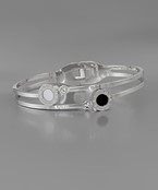  Disk Clip Bracelet