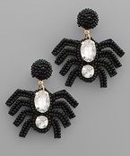  Seed Bead Spider Earrings