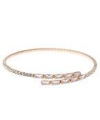  CZ Baguette Bead Bracelet
