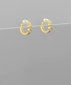  CZ Huggie Hoops