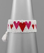  Heart Pattern Bead Bracelet