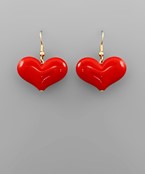  Heart Dangle Earrings