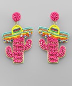  Cactus & Sombrero Earrings