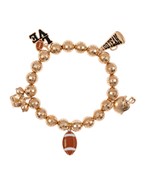  Football Cluster Enamel Bracelet
