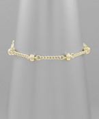  Metal Ball Link Bracelet