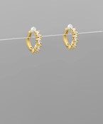  CZ Huggie Hoops