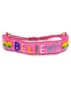  BELIEVE Beaded Bracelet