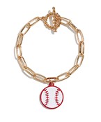  Sports Themed Charm Bracelet